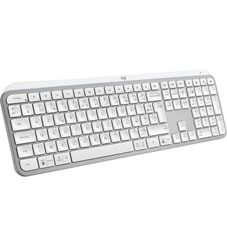Clavier sans fil MX Keys S Silencieux Pale Grey - Logitech - Standard