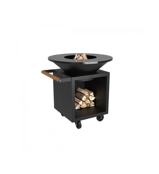 Brasero Classic Storage Black 100 Pro OC4B100 - Ofyr - Noir