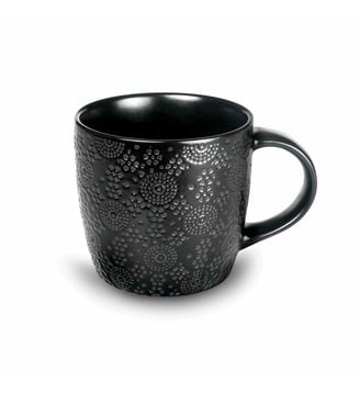 Tasse café et thé ronde 28 cl - Médard de Noblat - Blanc