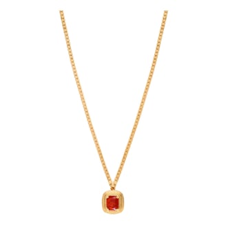 Collier pendentif   - Soleil - Satellite - Turquoise corail