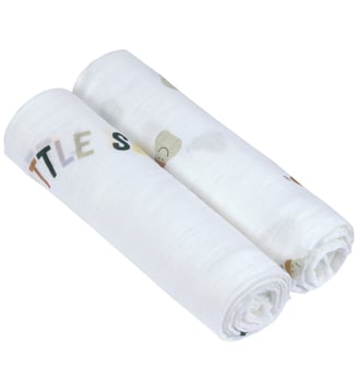 Lot de 2 langes - Lassig - Blanc