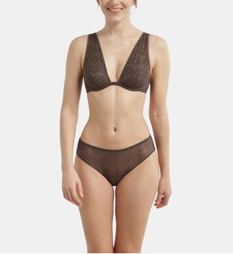 Culotte Golden Zebra - Dim - Marron foncé