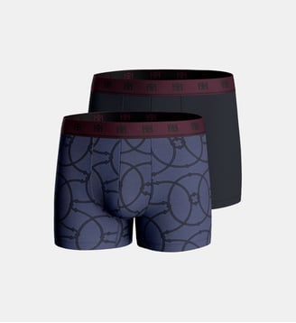 Pack 2 boxers imprimés en coton modal Impetus