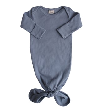 Body combinaison à nouer - Mushie - Bleu