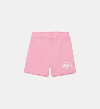Short avec logo - Diesel Kids - Rose vif