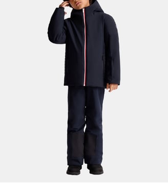 Veste de ski power jr col montant coupe regular - Fusalp - Marin