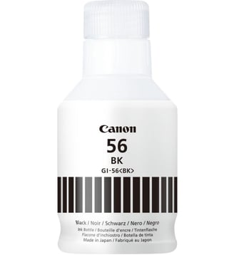 Cartouche d'encre Bouteille d'Encre GI-56 Noire Pigmentée - 4408C001 - Canon - Noir
