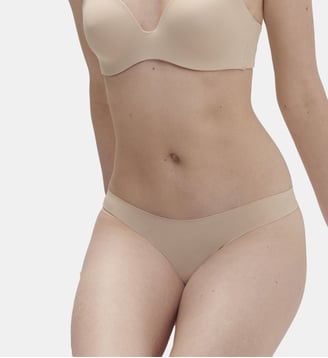 Tanga Essentiel sans coutures - Simone Pérèle - Rose poudré
