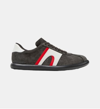 Baskets Pelotas Soller cuir - Camper - Gris foncé lisse