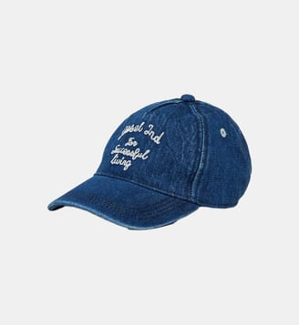 Casquette de baseball avec logo - Diesel Kids - Denim bleu