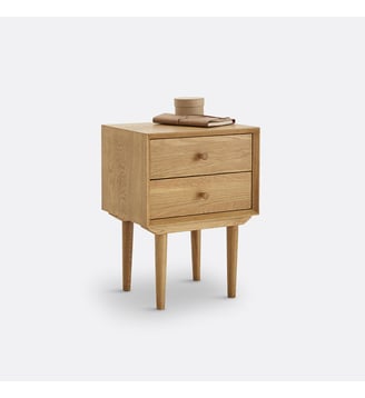 Chevet vintage - La Redoute Interieurs - Bois clair chêne