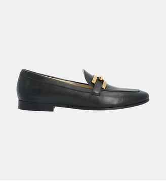 Mocassin trieste - cuir lisse - Manfield - Noir