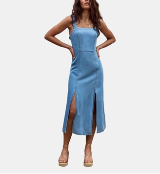 Robe longue  droite uni RIKYA La Petite Etoile
