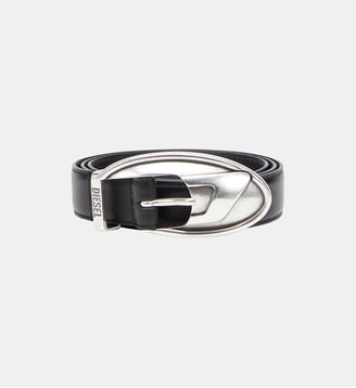 Ceinture 3 cm en cuir reconstitué - Diesel - Noir