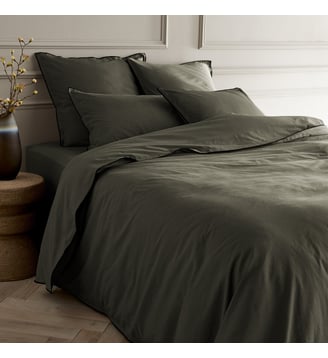 Housse de couette en voile de coton lavé AM.PM