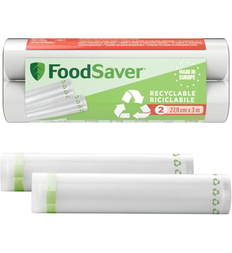 Sac sous vide FSRE2802X01 2 rouleaux 28cm X 3m Foodsaver