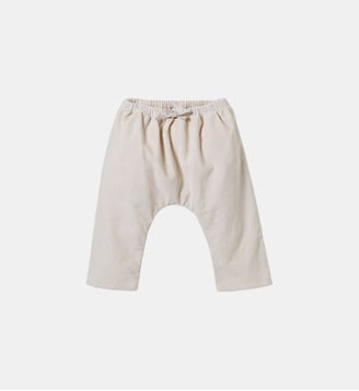 Pantalon sarouel en velours - Cyrillus - Beige