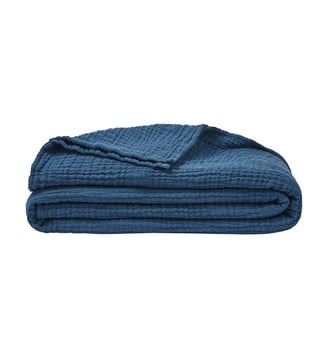 Couvre lit uni en gaze de coton, JAZZY Essix