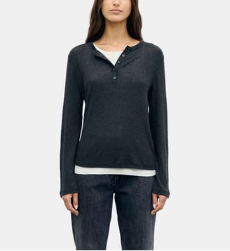 T-shirt superposé - BECCA - Gerard Darel - Anthracite