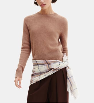 Col rond droit plume - Bompard - Caramel