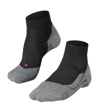 Chaussettes Courtes RU4 Endurance Short Coton - Falke - Noir mix
