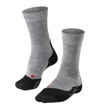 Chaussettes TK2 Explore Laine - Falke - Gris clair
