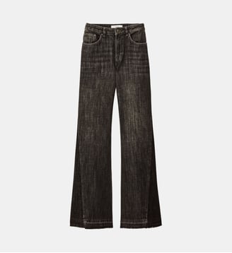 Jean Fadou large en coton - Ba&sh - Noir