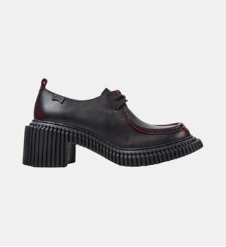 Derbies Pix London - Camper - Noir et bordeaux