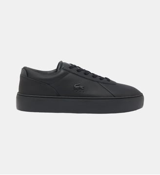 Sneakers Court Set homme en cuir - Lacoste - Noir