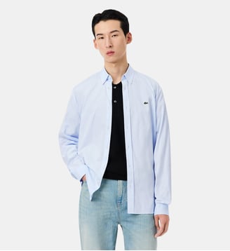 Chemise regular fit coton - Lacoste - Bleu