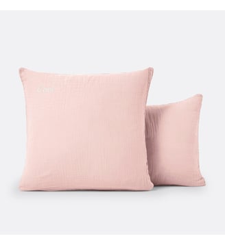 Taie d'oreiller personnalisée gaze de coton - La Redoute Interieurs - Nude