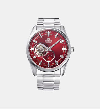 Montre automatique Contemporary Rouge RAAR0010R30B - Orient - Argenté