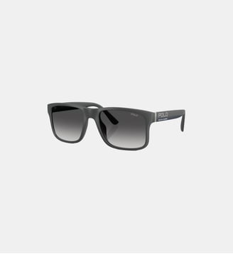 Lunettes de soleil Irrégulier PH4195U - Polo Ralph Lauren - Gris foncé mat