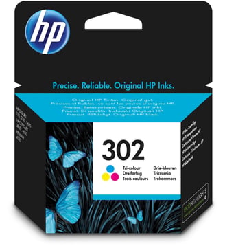 Cartouche d'encre 302 3 couleurs - HP - Multicolore