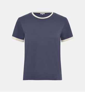 T-shirt en coton et modal - MIRABEL - Gerard Darel - Marine