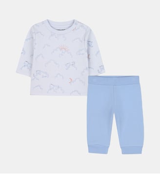 Ensemble tee-shirt + pantalon - Kenzo Kids - Ciel