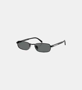 Lunettes de soleil Rectangulaire PR B54S - Prada - Noir