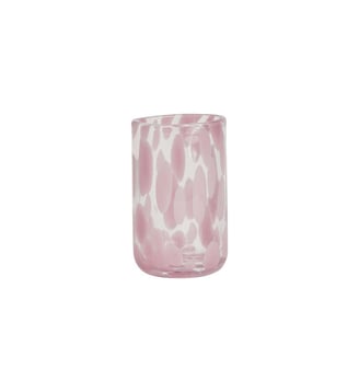 Vase en verre à pois - OYOY - Rosa