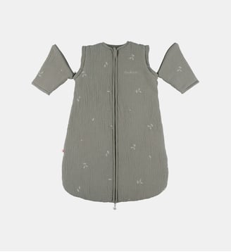 Gigoteuse hiver manches amovibles bio TOG > 2 (1-6 mois) - Noukie's - Vert