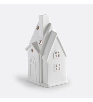 Photophore maison en céramique - La Redoute Interieurs - Blanc