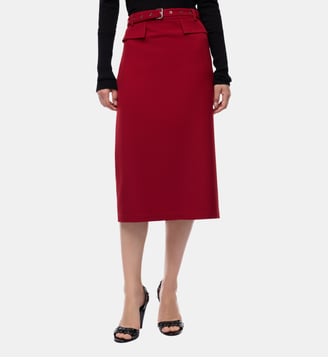 Jupe crayon ceinturée - Pinko - Multicolore