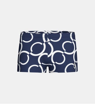 Boxer de bain à motif - Impetus - Bleu