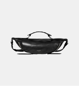 Sac à main Origami cuir - Lancel - Noir antique
