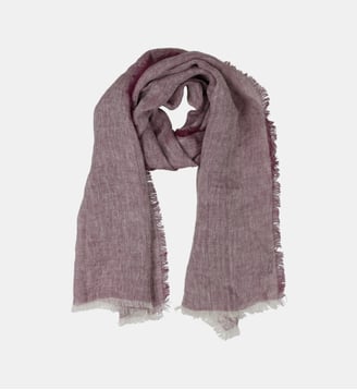 Foulard en lin - La Fée Maraboutée - Figue