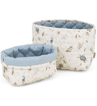 Lot de 2 paniers de rangement - CAMCAM COPENHAGEN - Écru