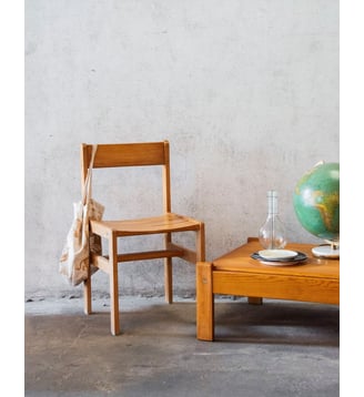 Chaise en hêtre Sornay Alma N°690- Produit chiné - Debongout - Bois