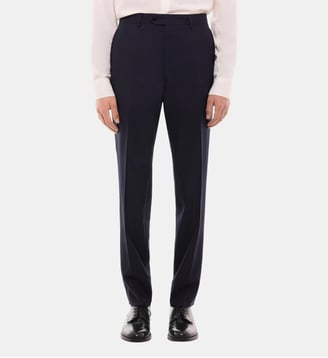 Pantalon de costume en laine fresco - Fursac - Marine