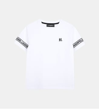 Tee-shirt manches courtes - Karl Lagerfeld Kids - Blanc