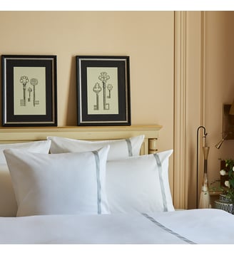 Housse de couette satin de coton - Garnier Thiebaut - Gris