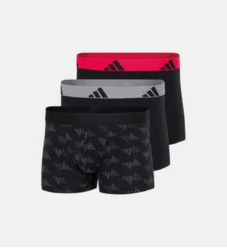 Boxers, lot de 3, ACTIVE FLEX COTTON - Adidas Originals - Noir d'encre